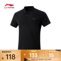 黑色 男 短袖功能POLO