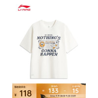 李宁 男 短袖文化衫 AHSV213-1