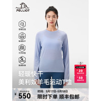 伯希和女款长袖羊毛T恤 124315396