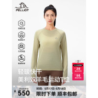 伯希和女款长袖羊毛T恤 124315396