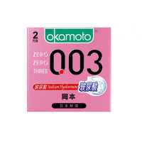 冈本OK避孕套-0.03玻尿酸 2片装