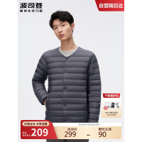 波司登短款圆领小件长袖内恤B40130003-5456