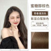 泡泡出彩植物精油染发膏-蜜糖醇棕