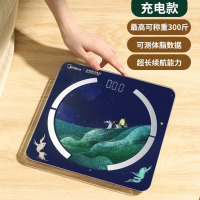 美的(Midea)健康秤家用简约电子秤洛神MS-CF4体脂秤_