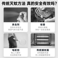 美的(Midea)基孔肯雅热灭蚊灯紫光诱蚊灭蚊器驱蚊灯家用母婴物理安全苍蝇神器物理灭蚊OXD-WD12G/白色_