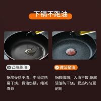 苏泊尔(SUPOR)PJ28W8平底锅煎锅麦饭石色不粘锅火红点星星石煎牛排电磁炉燃气通用带盖款丨火红点感温丨28cm_