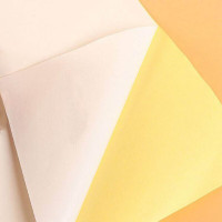 千禧兔(QXIRAB) QXT-137 120mm*120mm 热转印标签打印纸 胶贴 1卷/块 黄色