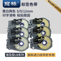 丽标(capelabel) LB-906W 30M*6MM/盒 标签色带 1 盒/个(计价单位:个) 白色