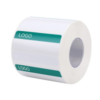 中电鼎润 D50*30mm 200张/卷 标签纸 1.00 盒/卷 (计价单位:卷) 白绿色