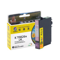 科思特 T0826 15ml 适用爱普生 R270 390 RX590 610 720 墨盒 1盒浅红