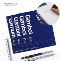 国誉(KOKUYO) WCN-GTN1552 7mm横线 B5 50张/本 双螺旋线圈 笔记本 4 本/包 藏青色