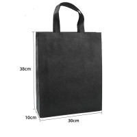 朗盛光艺 30*38*10cm 无纺布手提袋 (计价单位:个) 黑色