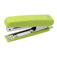 欧标 B2342 绿色 入纸深度54mm 装钉数量100枚 10*书针 订纸2-12页 迷你型订书机 绿色