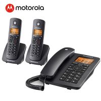 摩托罗拉(MOTOROLA) C4202LC C4202LC一拖二子母机(黑色) 套 电话机