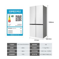 海信BCD-600WTDGVBPIVC2一级能效 变频 风冷 白色系 容积600L及以上 嵌入式十字对开门 台 冰箱