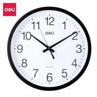 得力(DELI) 9005 白色石英挂钟12寸 只 挂钟