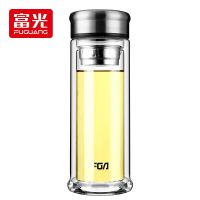 富光(FUGUANG) WFB1017-320 璃茶杯 320ml 双层 无花色 个 玻璃杯