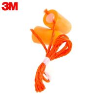 3M 1110 防噪音 1副/包 、子弹型泡棉带线、 橘黄 副 耳塞