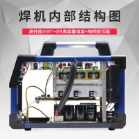 瑞凌(RILAND) ARC-315SII 220V/380V含接地线2m焊把线3m接地钳电焊钳 直流 套 手工电焊机