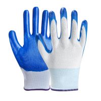 玄蜂 BD3TQ822101R2G 丁腈挂浸胶尼龙 通用均码 蓝胶 副 涂层手套