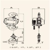 艾威博尔(EVERPOWER) 850209 8m 2t 台 手拉葫芦
