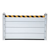 锦安行 长5.97m高0.2m 铝合金材质宽度40mm板壁厚度2mm误差±0.2mm 个 防汛挡板