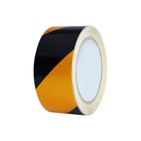 鸣灵(MINGLING) MLF-YB54 黄黑斜纹5cm*45.7M 卷 警示胶带