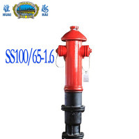 淮海(HUAIHAI) SS100/65-1.6 材 质:QT450球墨铸铁 三个出水 口均为铜 台 室外地上栓