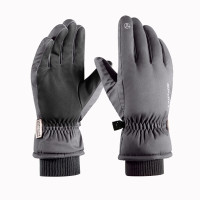 安客来 DF-05男款雅致灰 雅致灰劳保手套骑行手套男女秋冬加棉户外触屏摩托车防泼水防风手套男款雅致灰 副 防寒手套