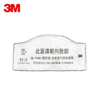 3M 3M-7744C 白色 40片/盒 盒 防护面具滤棉