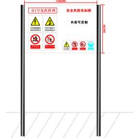 新视明1200mmx800mm,材质:1.2mm厚铝板贴贴美国3M公司反光膜、图文可订制,含设计排版。 块 警示标识牌