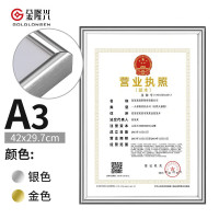 金隆兴(Glosen) BB-A3 420*297mm 证件相框 (计价单位:个) 银色