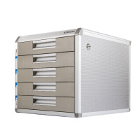 金隆兴(Glosen) C9950 五层 带锁 桌面文件柜 (计价单位:个) 银色