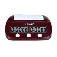 天福 PQ9907S 电子棋钟 记分计时器 (计个) 深红色_