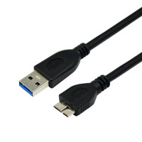 酷比客(L-CUBIC) LCCPUSB3AMCBK 1.5M USB3.0转AM-Micro 转接线 个 黑色_