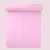 杜克恩 DKEYJD-072 183x90x1cm 体位线TPE健身瑜伽垫 运动垫 (计价单位:个) 粉色