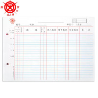 成文厚 乙式503 物品分类帐 库存数量帐 (计价单位:本) 
