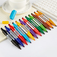 宝克(BAOKE) MP210 大双头 12色套装 记号笔 12.00 支/盒 (计价单位:盒) 12色套装