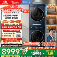小天鹅TG10VE60+TH10VE60 10公斤 小乌梅2.0高奢变频 洗烘套装 2.00 台/套 (套) 蓝色