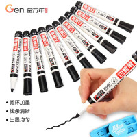 金万年(Genvana) K-0607 1.5mm 可加墨白板笔 (支) 黑色