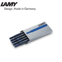 凌美(LAMY) T10 5支/盒 一次性墨水胆钢笔墨囊 (盒) 蓝色