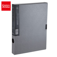 齐心(COMIX) MC-35 A4 35mm 美石PP 亚银色 档案盒 (个) 亚银色