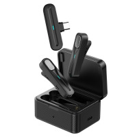 Only&Home领夹式无线直播麦克风一拖二 DX02Type-c接口/苹果接口(二选一)