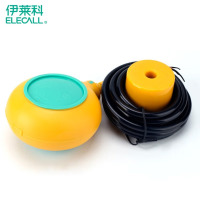 伊莱科(ELECALL) 液位控制器浮球液位开关水箱水塔水泵水位开关液位继电器EM15-3 圆形浮球 3米(绿色)