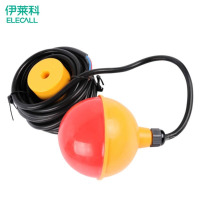 伊莱科电缆式浮球开关自动水位开关液位控制器浮球阀EM15-221水球开关 EM15-221 [定制](水银开关)20米