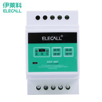 伊莱科智能液位控制器EDF-96E/F全自动水位导轨式液位控制器继电器水泵 96F标配+接触器+2米探头6个+导轨