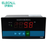 伊莱科(ELECALL)智能单回路测控仪EHT-C803-02-15-HLP压力温度液位测量显示控制仪