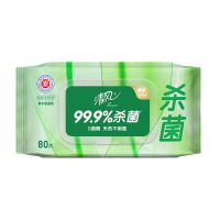 清风 御本草杀菌湿巾80片单包 不含酒精 湿纸巾 包