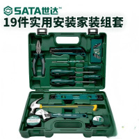 世达(SATA);五金组合套装家庭工具箱5163
