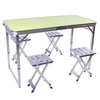 佳造 一桌四凳 豪华方管(多款式可选、颜色备注 ) 1套